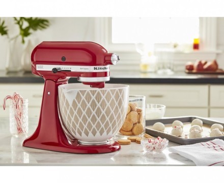 Чаша KitchenAid 5KSM2CB5PGC керамическая 4,7 л золотая хвоя