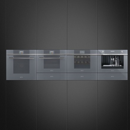 Подогреватель посуды Smeg CPR115S серебристое стекло