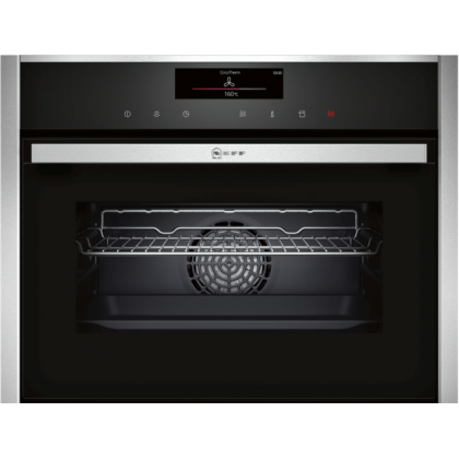Духовой шкаф  Neff C18FT48N1, цвет серебристый