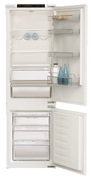 Холодильник Kuppersbusch FKG 8340.0i встраиваемый, с нижней морозильной камерой , цвет белый