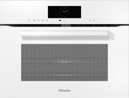 Духовой шкаф с свч Miele H7840BM BRWS, цвет белый