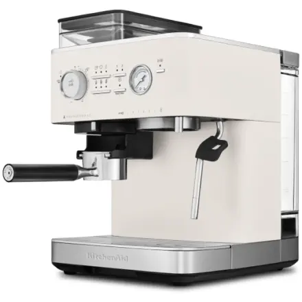 Полуавтоматическая эспрессо-машина KitchenAid фарфоровый белый 5KES6551EPL