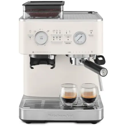 Полуавтоматическая эспрессо-машина KitchenAid фарфоровый белый 5KES6551EPL
