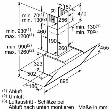 Вытяжка  Neff D95IMW1N0, цвет чёрный