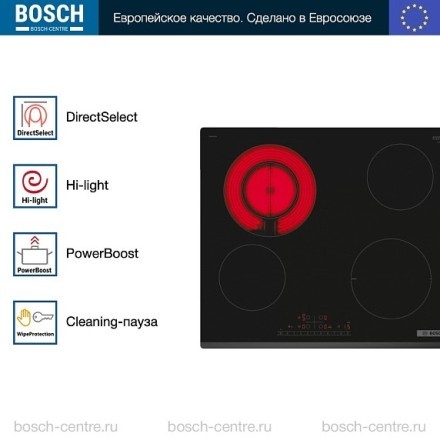 Электрическая варочная панель Bosch PKF631FP3E