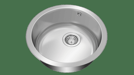 Мойка из нержавеющей стали с 1-ой чашей / Подстольный монтаж /Врезной монтаж