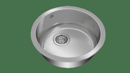 Мойка из нержавеющей стали с 1-ой чашей / Подстольный монтаж /Врезной монтаж