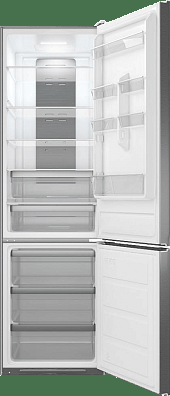 Холодильник Kuppersbusch FKG 6500.0 E отдельностоящий, с нижней морозильной камерой , цвет нержавеющая сталь