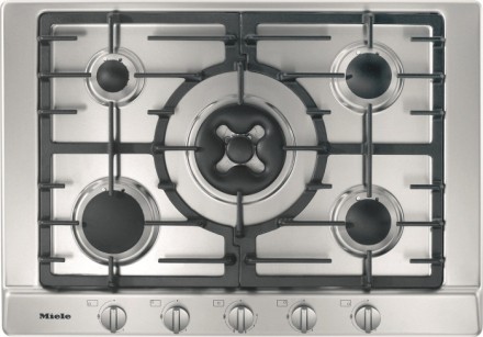 Варочная панель Miele KM 2034 газовая, цвет нержавеющая сталь