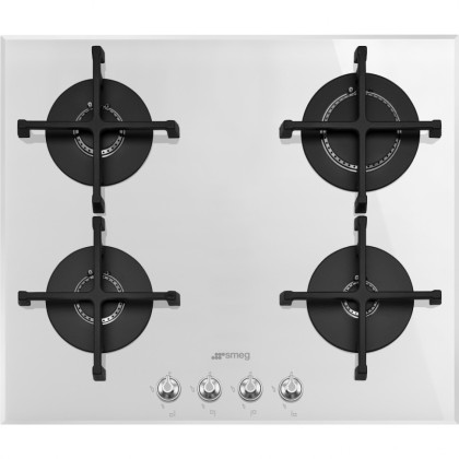 Варочная панель Smeg PV164 газовая, цвет белый