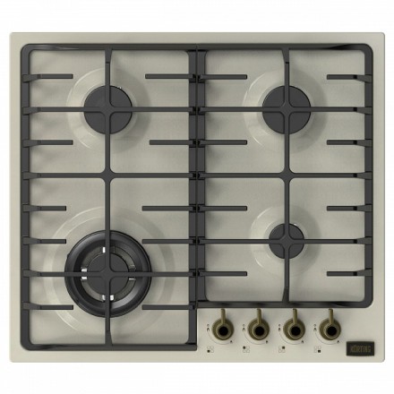 Варочная панель Korting Hg 674 ctrb газовая, цвет слоновая кость