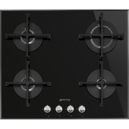 Варочная панель Smeg PV164 газовая, цвет черный