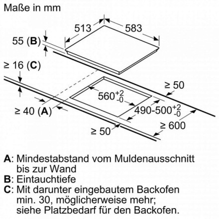 Варочная поверхность Neff T46BT61N0K, цвет чёрный 