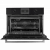 Духовой шкаф Kuppersbusch CBM 6330.0 S1 компактный, с микроволнами stainless steel, цвет черное стекло