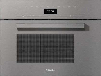 Пароварка с свч Miele DGM7440 GRGR, цвет серый