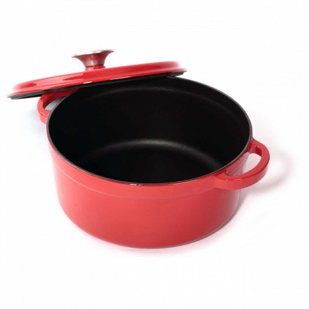 Чугунная кастрюля с крышкой Korting K 1224 r