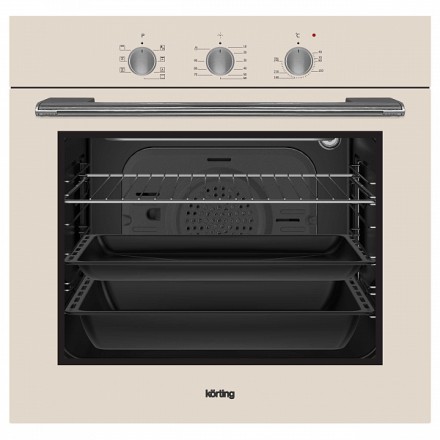 Духовой шкаф Korting Okb 370 cmb электрический, цвет бежевый