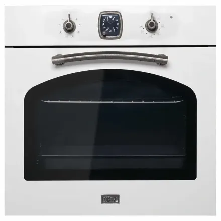 Духовой шкаф Korting OKB 481 CRSI, цвет античный белый; цвет ручек - состаренное серебро