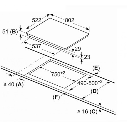 Варочная поверхность  Neff T48FD23X2, цвет чёрный