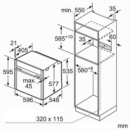 Духовой шкаф  Neff B57CS22G1, цвет чёрный