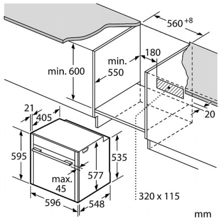Духовой шкаф  Neff B57CS22G1, цвет чёрный