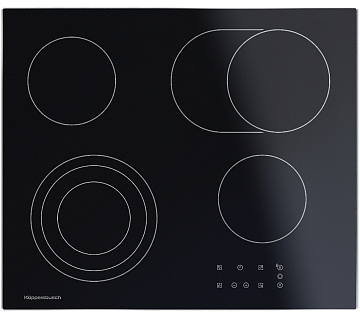 Варочная панель Kuppersbusch KE 6130.1 SE электрическая, стальная рамка, цвет черное стекло