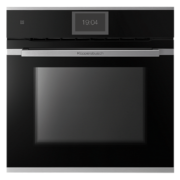 Духовой шкаф Kuppersbusch BP 6850.0 S1 stainless steel, цвет черное стекло