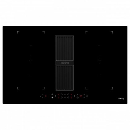 Варочная панель Korting Hibh 84980 nb с интегрированной вытяжкой индукционная