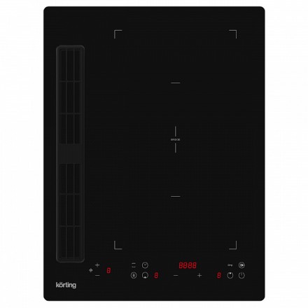 Варочная панель Korting Hibh 84980 nb с интегрированной вытяжкой индукционная