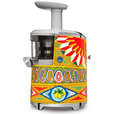 Соковыжималка шнековая Smeg SJF01PBEU пастельный голубой