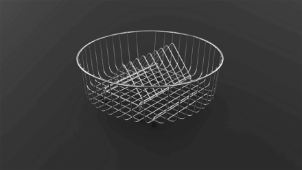 Корзина для посуды из нержавеющей стали