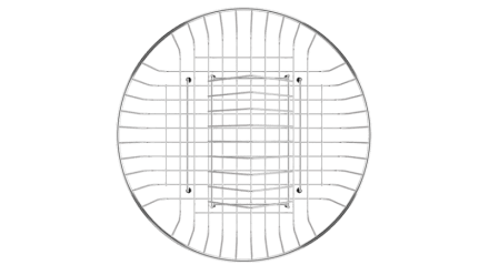 Корзина для посуды из нержавеющей стали