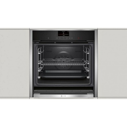 Духовой шкаф  Neff B57CS24N0, цвет серебристый
