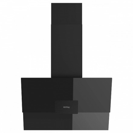 Вытяжка Korting Khc 66373 bxgn наклонная, цвет черное стекло