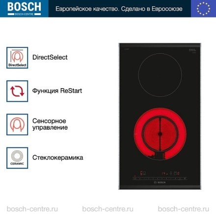 Электрическая варочная панель Bosch PKF375FP2E